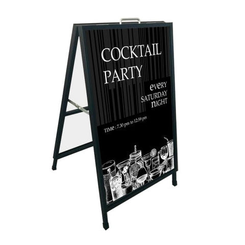 Display Tipo A - Doble Cara - Metal - 24”x36”