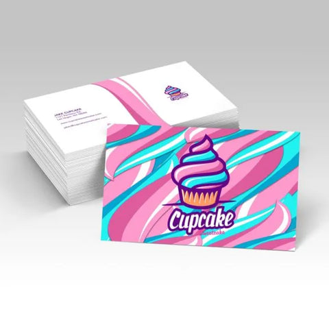 Business Cards - 17PT Silk Laminated Cover - Doble Cara