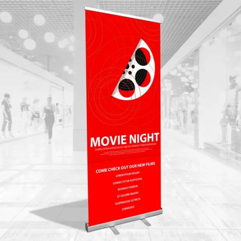 Roll Up 33" x 79" - Estandar Retractable Banner Stands