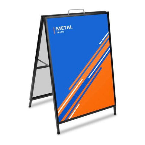 Display Tipo A - Doble Cara - Metal - 24”x36”