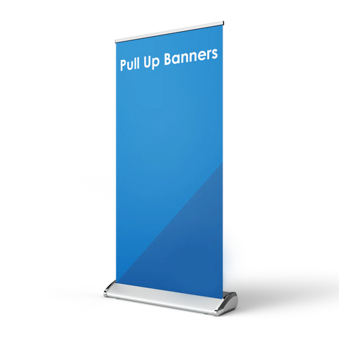 Roll Up 33" x 79" - Deluxe Retractable Banner Stands